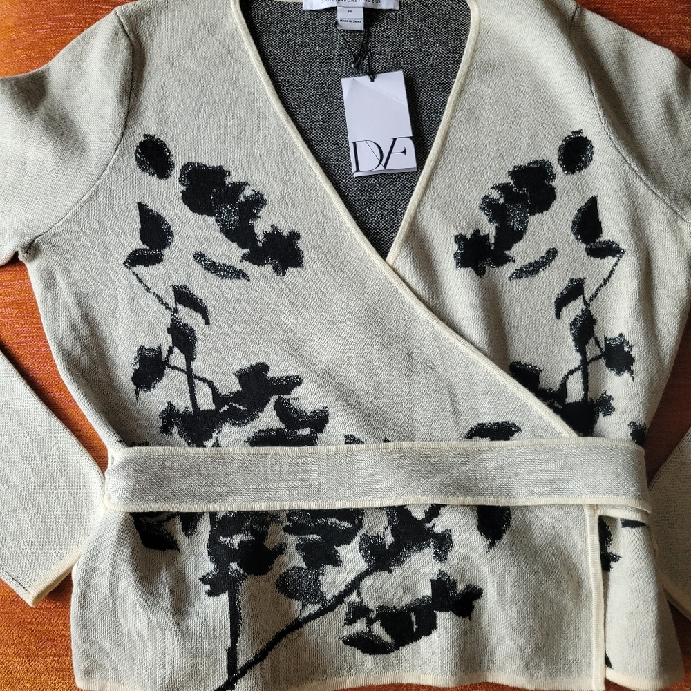 DVF Wrap Sweater - Picture 6 of 13